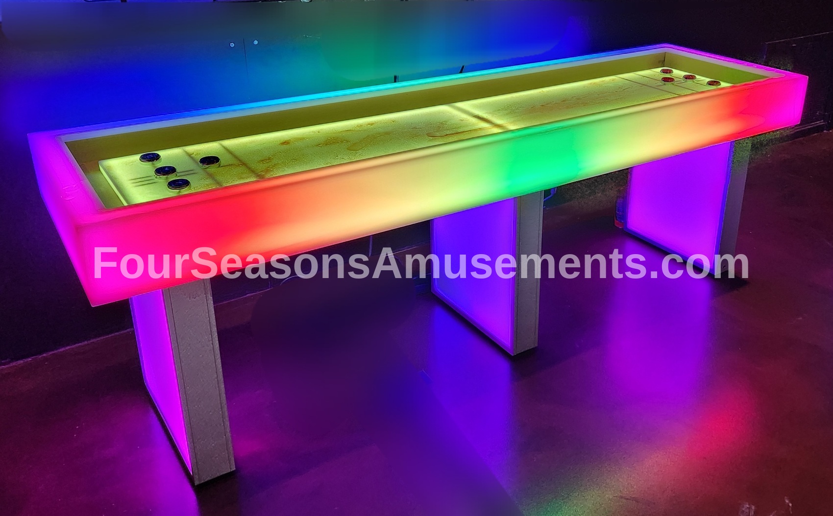 LED Shuffleboard Table