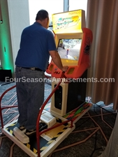 Single Alpine Racer Interactive Ski Machine