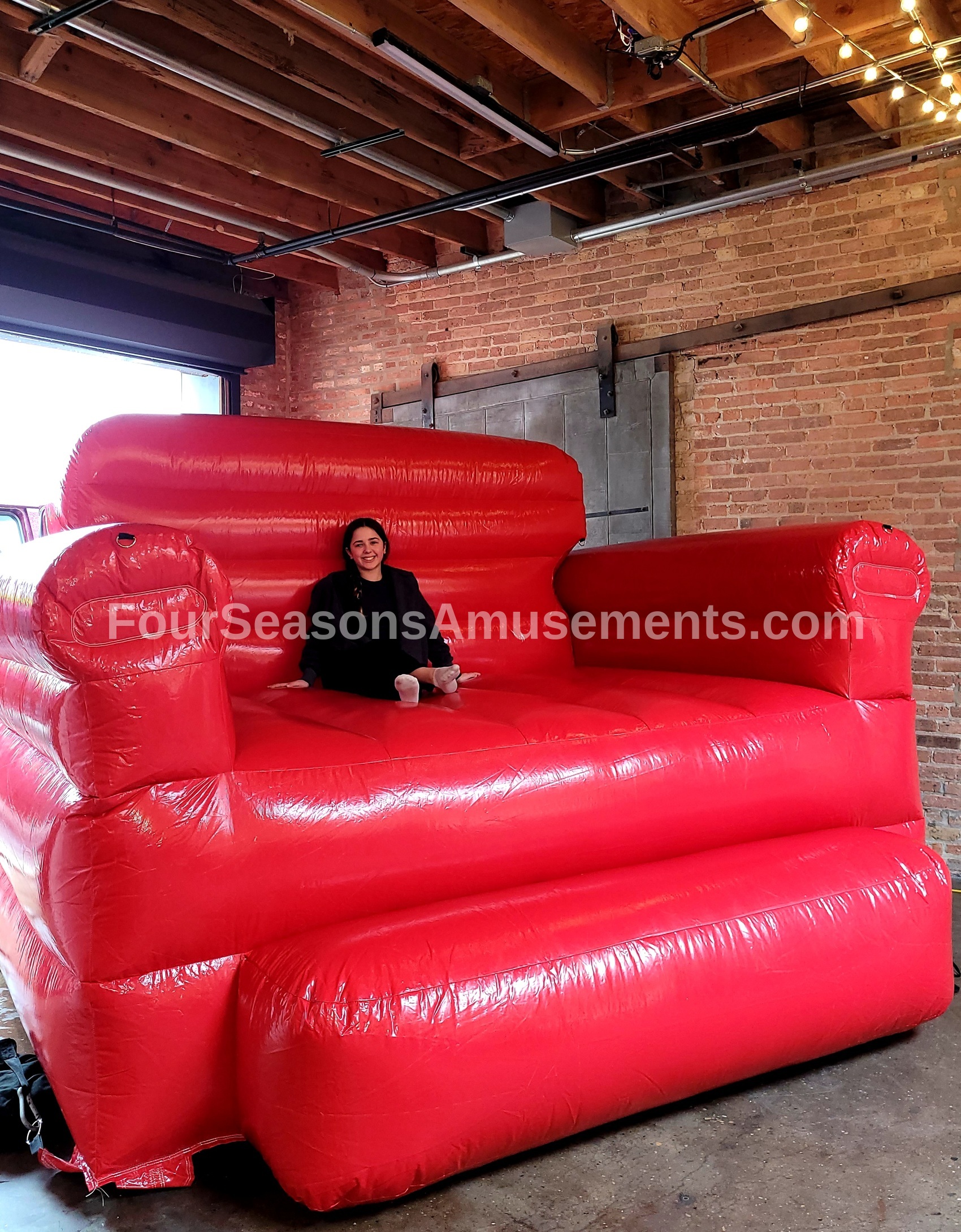 The Big Red Chair- Inflatable Photo Opp!