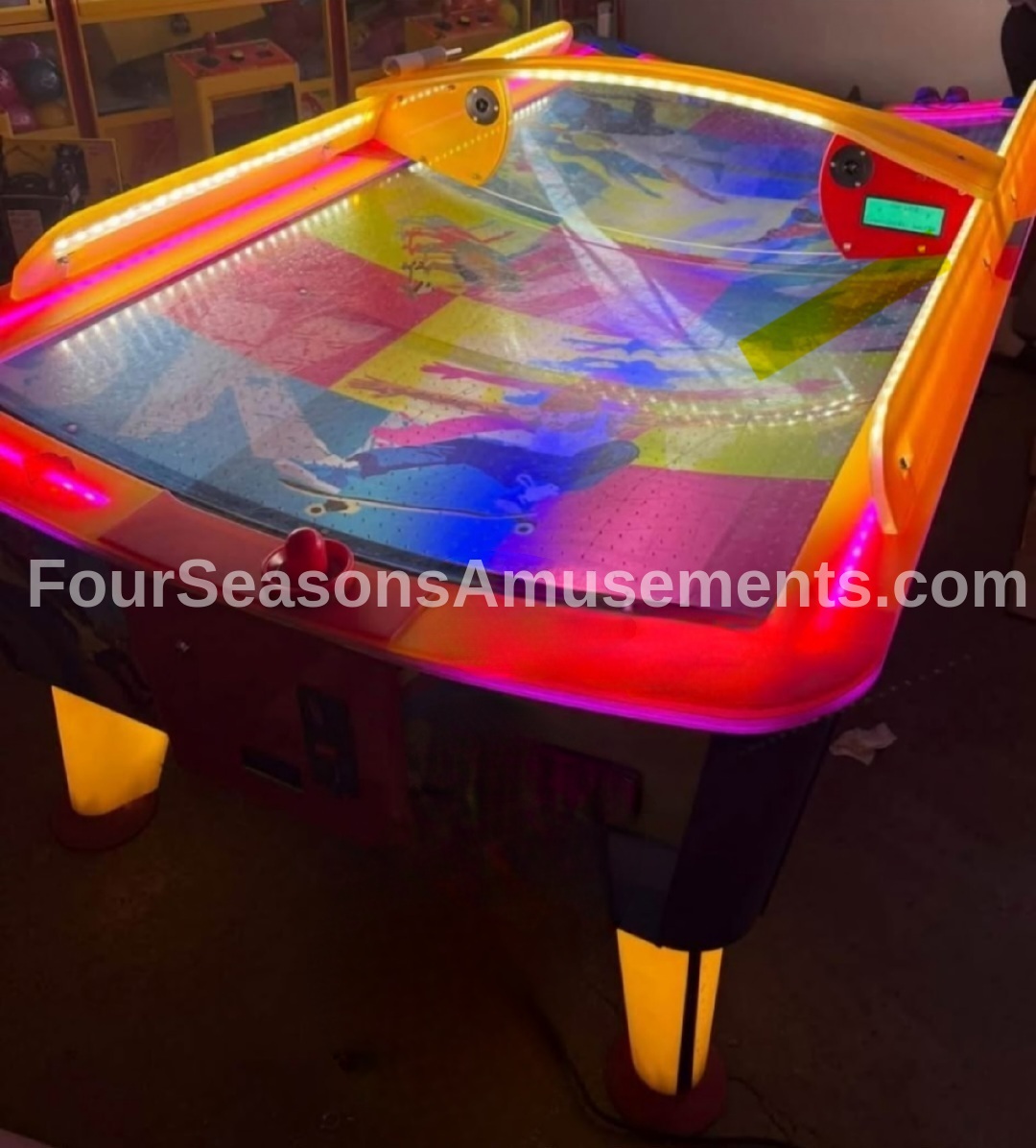 Deluxe LED Air Hockey Table